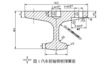 麻豆国产在线播放前軸鋼板彈簧座
